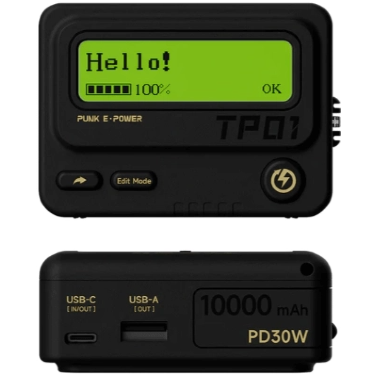 Trozk TP01-10-30W 10000mAh Call機移動電源 (黑色) Trozk TP01-10-30W 10000mAh Call機移動電源 (黑色)